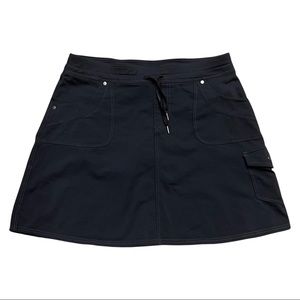 KÜHL Women’s Black Skirt/Skort Cargo Hiking Outdoor Stretch - Medium